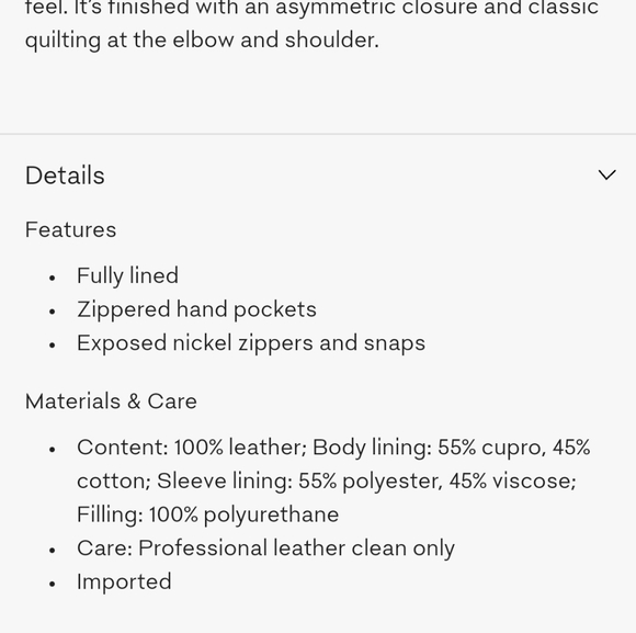 Aritzia Richards Leather Biket Jacket - Picture 14 of 14